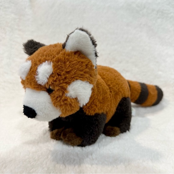 Eco Nation Aurora Red Panda 14” Realistic Embroidered Eyes Plush Stuffed Animal - Picture 4 of 9